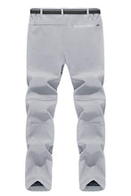 Load image into Gallery viewer, TACVASEN Men's Pants Waterproof Windproof Skiing Pants with Multi Pockets, Light gray, 34
