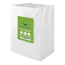 Load image into Gallery viewer, Premium!! VacYaYa 200 Quart Size 8 x 12 Inch Vacuum Sealer Freezer Storage Machine Bags for Food Saver,Vac Seal a Meal Bags with BPA Free Sous Vide Vaccume Seal Safe PreCut Bag
