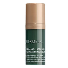 Load image into Gallery viewer, Biossance Squalane + Lactic Acid Resurfacing Night Serum. An Exfoliating AHA to Soften and Smooth Skin, Diminish Fine Lines and Brighten Complexion. Travel Size (0.3 ounces)
