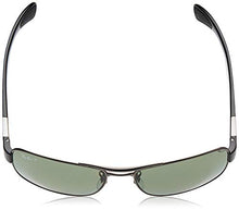Load image into Gallery viewer, Ray-Ban Men's RB3522 Metal Sunglasses, Gunmetal/Polarized Green, 64 mm
