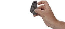 Load image into Gallery viewer, CRKT Razelcliffe Folding Pocket Knife: Compact EDC Straight Edge Utility Knife with Stainless Steel Chisel Blade and Framelock Handle - Black Stonewash 4021
