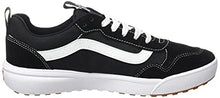 Load image into Gallery viewer, Vans Men's Low-Top Trainers Sneaker, Suede Canvas Black White, 10.5
