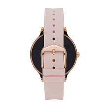 Load image into Gallery viewer, Fossil 42mm Gen 5E Stainless Steel and Silicone Touchscreen Smart Watch, Color: Rose Gold, Pink (Model: FTW6066)

