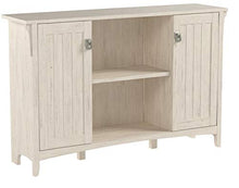 Load image into Gallery viewer, Bush Furniture Salinas Accent Storage Cabinet with Doors in Antique White
