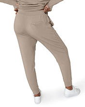 Load image into Gallery viewer, Kindred Bravely Bamboo Maternity &amp; Postpartum Joggers | Maternity Lounge Pants for Women (Stone, XX-Large)
