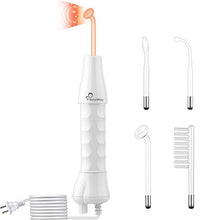 Load image into Gallery viewer, NewWay High Frequency Facial Therapy Wand Machine with 4 Tube for Skin Tightening, Acne Treatment, Wrinkle Reducing, Professional Facial Beauty Tools
