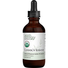 Load image into Gallery viewer, Organic Lugol's Iodine, Iodine and Potassium Iodide 2% Solution 3000 mcg - Liquid Supplement Drops for Thyroid Support for Women &amp; Men, Metabolism Health, Detox Boost - Non-GMO, 395 Servings (2 Oz)
