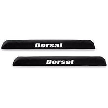 Load image into Gallery viewer, DORSAL Aero Narrow Crossbar Roof Rack Pads for Car Surfboard Kayak SUP Snowboard Racks 20/28/34 Inch Long [Pair] Black 28"

