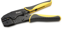 Load image into Gallery viewer, TITAN 11477 Ratcheting Wire Terminal Crimper Tool for Insulated Terminals, Fixed Jaw Crimper
