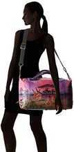 Load image into Gallery viewer, Anna by Anuschka Women's Genuine Leather Medium Shoulder Hobo | Hand Painted Original Artwork | Serengeti Sunset, One Size
