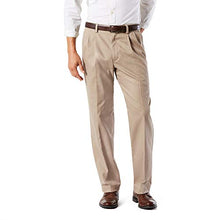 Load image into Gallery viewer, Dockers Men's Classic Fit Easy Khaki Pants - Pleated (Standard), Timber Wolf (Stretch), 42 30
