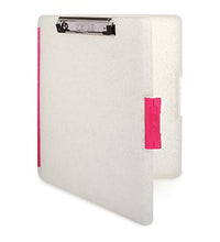 Load image into Gallery viewer, Dexas Slimcase 2 Storage Clipboard with Side Opening, Natural Glitter with Pink Binding
