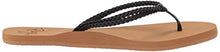 Load image into Gallery viewer, Roxy Women's Costas Sandal Flip-Flop, Black, 10 Medium US

