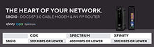 Load image into Gallery viewer, arris surfboard ac1600 dual band router with 16x4 docsis 3.0 cable modem black (Renewed)
