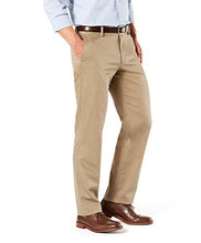 Load image into Gallery viewer, Dockers Men's Straight Fit Signature Lux Cotton Stretch Pant, New British Khaki, 34W x 32L
