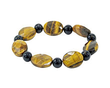 Load image into Gallery viewer, Tiger Eye Onyx Bracelet
