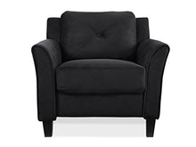 Load image into Gallery viewer, Lifestyle Solutions Collection Grayson Micro-fabric Chair, Black, Black
