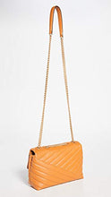 Load image into Gallery viewer, Tory Burch Women's Kira Chevron Small Convertible Shoulder Bag, Squash, Orange, One Size
