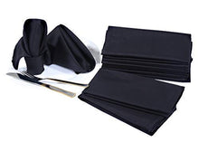 Load image into Gallery viewer, Ruvanti Kitchen Cloth Napkins 12 Pack 18 X 18 Inch Dinner Napkins Soft, Comfortable, Reusable Napkins,Durable Linen Napkins, Perfect Table Napkins, Sky Blue Napkins for Dinners, Parties &amp; Weddings.
