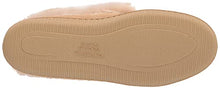Load image into Gallery viewer, Dearfoams Women's Bethany Suede Moccasin Slipper, Desert, 9
