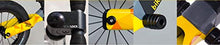 Load image into Gallery viewer, Bike8 Red Dot Desgin Award Winner high-end racing/performance balance bike/push bikes for kids with aluminum frame and super light pneumatic tire (black blue,12 inch for 2 to 5 years toddler 85-130cm)
