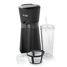Load image into Gallery viewer, Mr. Coffee® Iced™ Coffee Maker with Reusable Tumbler and Coffee Filter, Black
