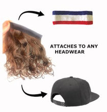 Load image into Gallery viewer, Mullet Headband Multi Purpose Removable Stick On Wig For All Costumes
