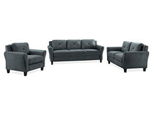 Load image into Gallery viewer, Lifestyle Solutions Collection Grayson Micro-fabric Sofa, Dark Gray
