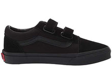 Load image into Gallery viewer, Vans Old Skool V Junior/Big Kids Shoes Sneakers Boys/Girls (Black/Black, 5.5, Numeric_5_Point_5)
