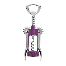 Load image into Gallery viewer, True Soar Purple Winged Corkscrew, Self Centering Worm, Bottle Opener
