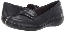 Load image into Gallery viewer, Clarks womens Ashland Lily Loafer, Navy Leather, 8.5 US
