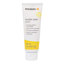 Load image into Gallery viewer, Medela, Tender Care, Lanolin Nipple Cream for Breastfeeding, All-Natural Nipple Cream, Tender Care Lanolin, Offers Soothing Protection, Hypoallergenic, All-Natural Ingredients, 100% Safe, 2 oz. Tube
