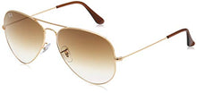 Load image into Gallery viewer, Ray-Ban Aviator Classic, Gold/ Crystal Brown Gradient, 58 mm
