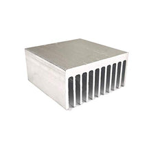 Load image into Gallery viewer, Easycargo 4pcs 40mm Heatsink 40mmx40mmx20mm, Aluminum Heatsink Kit, Cooling Heat Sink for 3D Printer Stepper Motor NEMA 17, TEC1-12706 Peltier Thermoelectric Cooler Module LED 40x40x20mm (Silvertone)

