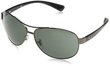 Load image into Gallery viewer, Ray-Ban unisex adult Rb3386 Sunglasses, Gunmetal/Green, 67 mm US

