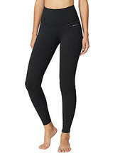 Load image into Gallery viewer, BALEAF Women's Yoga Leggings High Waisted Tummy Control Pants Non See-Through Fabric Black Size L
