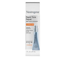 Load image into Gallery viewer, Neutrogena Rapid Tone Repair Dark Spot Corrector Face Serum with Hyaluronic Acid, Retinol &amp; Vitamin C, Daily Anti Wrinkle Retinol Serum &amp; Dark Spot Corrector to Brighten &amp; Even Tone, 1 oz
