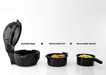 Load image into Gallery viewer, Elite Platinum EAF-1506D Electric Digital Hot Air Fryer Oil-Less Healthy Cooker Timer &amp; Temperature Controls, 26 Recipe Cookbook, 3.5 Quart, Black
