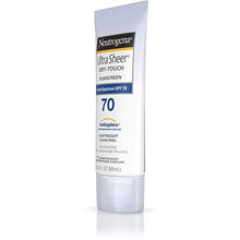 Load image into Gallery viewer, Neutrogena Ultra Sheer Dry-Touch Sunscreen Lotion, Broad Spectrum SPF 70, 3 Fl Oz
