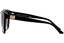 Load image into Gallery viewer, Versace Women's VE4282 VE/4282 GB1/87 Black/Gold Fashion Cat Eye Sunglasses 57mm
