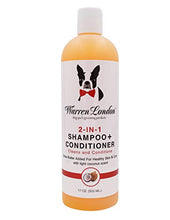 Load image into Gallery viewer, Warren London 2in1 Pet Shampoo and Conditioner for Dogs, Puppys, &amp; Cats | Best Dog Shampoo and Conditioner for Dry Itchy Skin | Dandruff Shampoo for Dogs | Made in USA | 17oz

