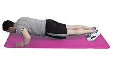 Load image into Gallery viewer, Mind Reader NBRMAT-PNK All Purpose 1/2 Extra Thick Yoga Fitness &amp; Exercise Mats with Carrying Strap, High Density Anti-Tear, Pink
