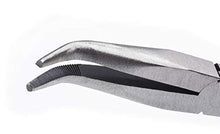 Load image into Gallery viewer, SATA Straight Body Double x-Pliers, with Green Handles &amp; A Long-Nose Design for Access in Tight Spaces - ST70711, 45° Tip
