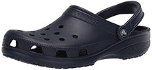 Load image into Gallery viewer, Crocs Unisex Classic Clog | Water Comfortable Slip on Shoes, Navy, 10 US Women
