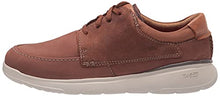 Load image into Gallery viewer, Clarks Men's Gaskill Low Sneaker, Dark Tan Combination, 10.5 Wide
