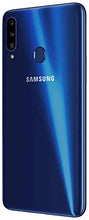 Load image into Gallery viewer, Samsung Galaxy A20S w/Triple Cameras (32GB, 3GB RAM) 6.5" Display, Snapdragon 450, 4000mAh Battery, US &amp; Global 4G LTE GSM Unlocked A207M/DS - International Model (Blue, 32GB + 64GB SD Bundle)

