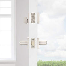Load image into Gallery viewer, Kwikset 991 Halifax Keyed Entry Lever and Single Cylinder Deadbolt Combo Pack featuring SmartKey Security in Satin Nickel
