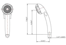Load image into Gallery viewer, Dura Faucet RV Shower Faucet Valve Diverter (DF-SA150-CP) and Hand Held Shower Head and Hose Kit (DF-SA400K-CP) Bundle (Chrome)
