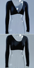 Load image into Gallery viewer, Sleevey Wonders Women's Black Jersey Reversible slip-on Long Sleeves (Large, Black Jersey)

