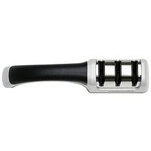 Load image into Gallery viewer, Chef'sChoice Manual Knife Sharpeners 15 and 20-Degree for Serrated and Straight Knives Diamond Abrasives, 3-Stage, black
